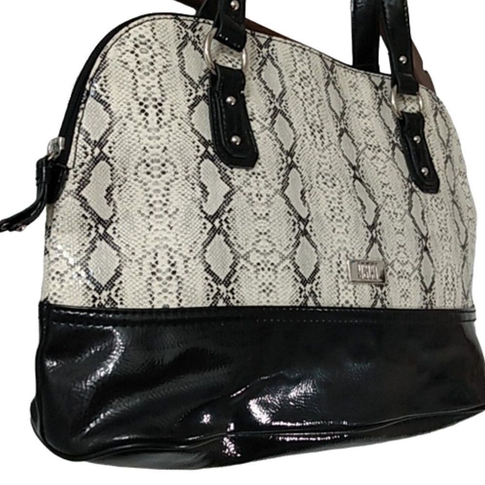 9 & Co Faux Snakeskin Handbag - Picture 3 of 8